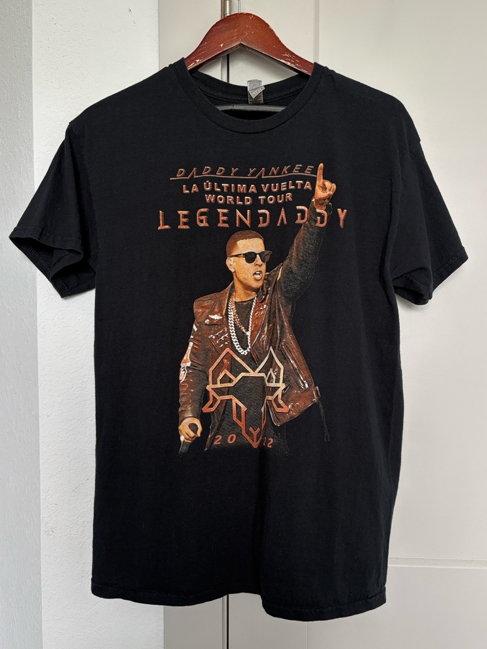DADDY YANKEE LENGENDADDY 2022 GRAPHIC TOUR TSHIRT BLACK MENS LARGE